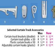 Adjustable Curtain Hooks (Pastic)