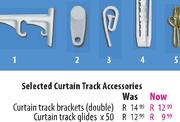 Curtain Track Glides x50