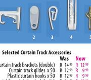 Plastic Curtain Hooks x50