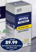Revitalising Moisturiser/Gel With Q10-50ml Each
