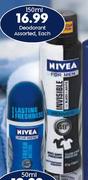 Nivea Deodorant Assorted-150ml Each