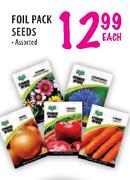 Foil Pack Seeds Assorted Each