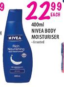 Nivea Body Moisturiser-400ml Each