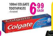 Colgate Toothpaste Assorted-100ml Each