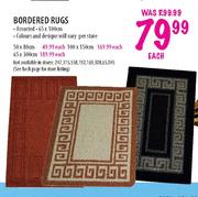 Bordered Rugs Assorted-50 x 80cm