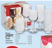 Tulip Hi-Ball Glasses Assorted-4 pack per pack 