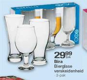 Bira Bierglase Verskeidenheid-3 pak per pak