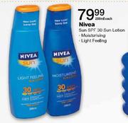 Nivea Sun SPF 30 Sun Lotion (Moisturising/Light Feeling) - 200ml