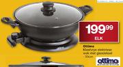 Ottimo Kleefvrye Elektriese Wok Met Glasdeksel - 30cm
