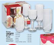 Tulip Hi-Ball Glasses-4's Pack
