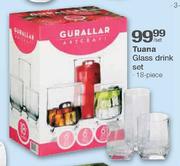 Tuana Glass Drink Set-18 Piece