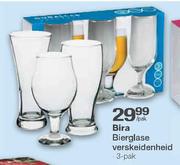 Bira Bierglase Verskeidenheid-3's Pak