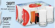 Monroe Hi-Ball Glasses-6's Pack