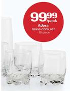 Adora Glass Drink Set-18 Piece