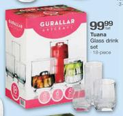 Tuana Glass Drink Set-18 piece