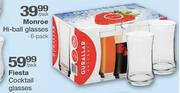 Monroe Hi-Ball Glasses-6's Pack