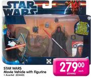Star Wars Movie Vehicle With Figurine Assorted Each