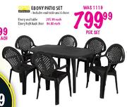Ebony High Back Chair Each
