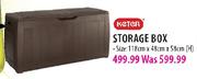 Keter Storage Box-118cm x 48cm x 58cm(H)