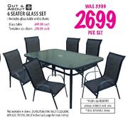 Out & About 6 Seater Glass Set