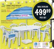 Sal Samba 7 Piece Patio Set-Per Set