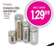 Home Elegance Stainless Steel Canister Set