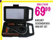 Stramm Ratchet Screwdriver And Bit Set