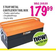 Stramm 5 Tray Metal Cantilever Tool Box