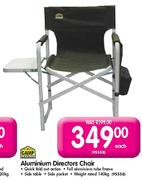 Camp Master Aluminium Directors Chair-Each