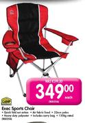 Camp Master Exec Sports Chair-Each