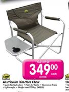 Camp Master Aluminium Directors Chair-Each