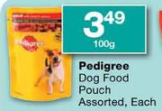 Pedigree Dog Food Pouch Assorted-100g Each