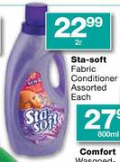 Sta-Soft Fabric Conditioner Assorted-2l Each