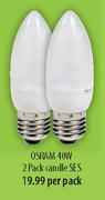 Osram 40W Candle-2 Pack