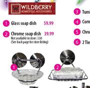 Wildberry Chrome Soap Dish