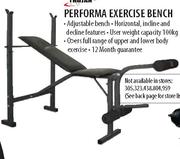 Trojan Performa Exercise Bench