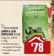 Wonder Lawn & Leaf Fertiliser 7:1:3-10kg