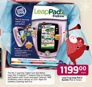 Leap Frog Leap Pad 2 Bundle Pink Or Green Each