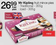 Mr Kipling Fruit Mince Pies Traditional-355g-6 Per Pack
