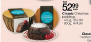 Classic Christmas Puddings-450g Each
