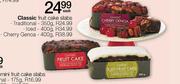 Classic Fruit Cake Slabs Cherry Genoa-400g Each
