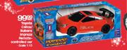 Toyota Cellca/Subaru Impreza Remote-Controlled Car-Each