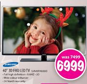 Samsung 40" 3D FHD LED TV(UA40EH6030)