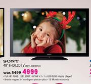 SONY 40" FHD LCD TV(KLV-40BX450)