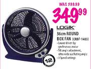 Logik Round Box Fan(CRBF-1403)-36cm