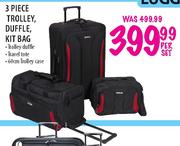 Trolley, Duffle, Kit Bag-3 Piece Per Set