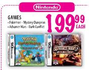 Nintendo Games-Each