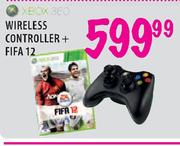 XBOX360 Wireless Controller + Fifa 12