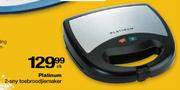Platinum 2-Slice Toaster Maker-Each