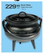 Bush Baby Cast Iron Pot No.3-Each